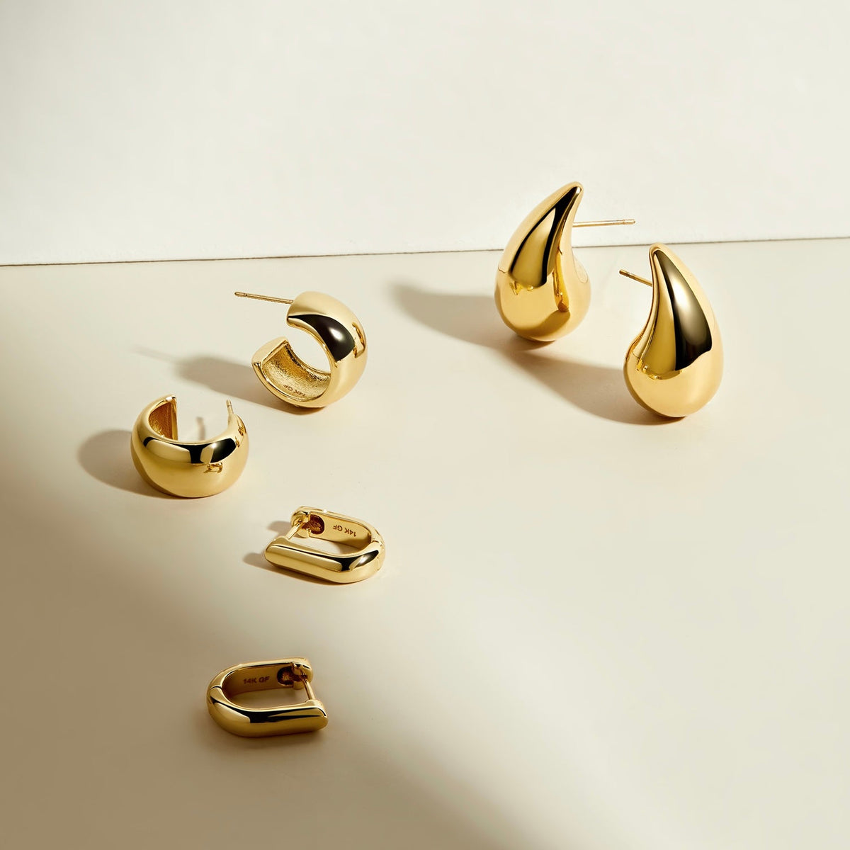 Gold Filled Baby Oval Hoops