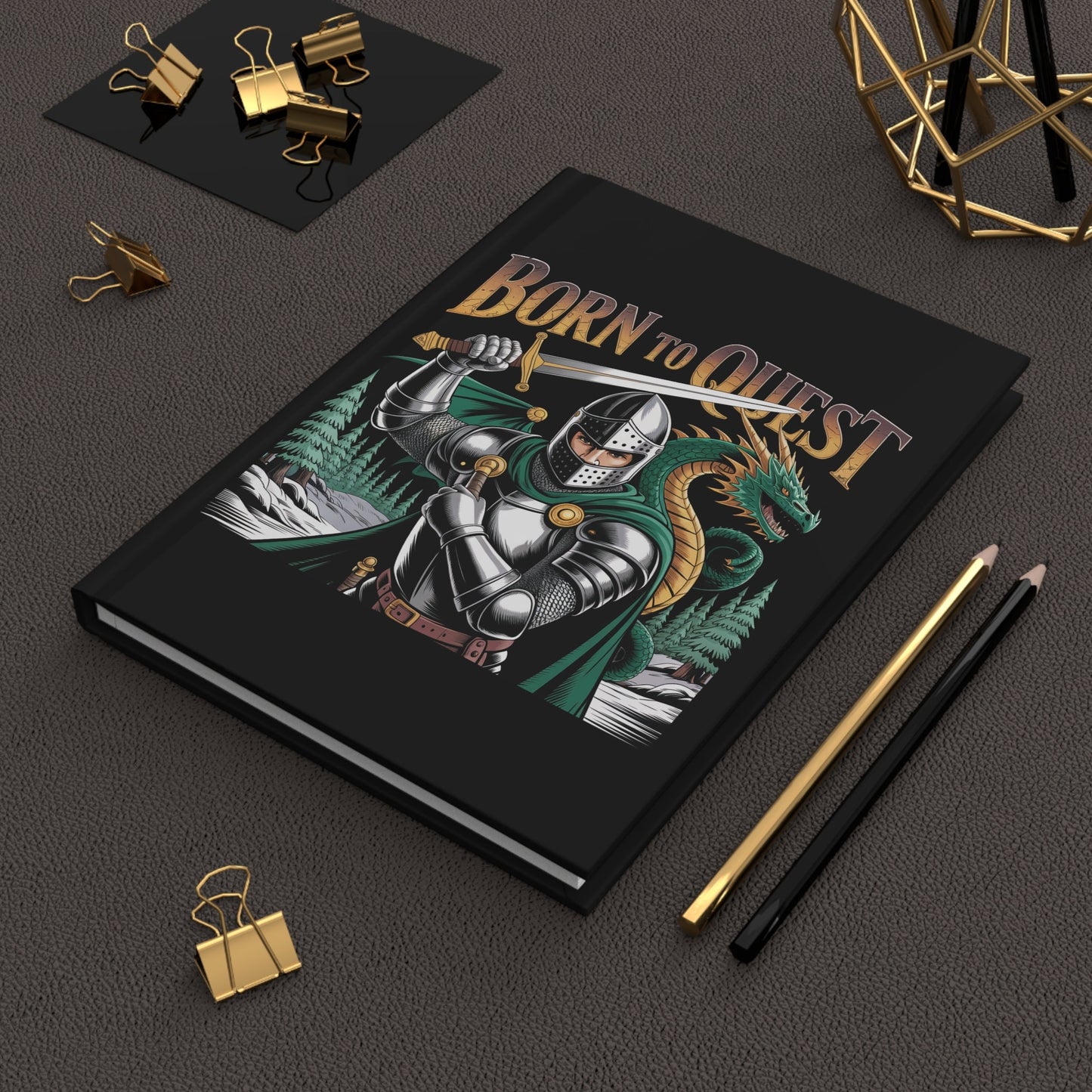 Fantasy Journal: Born to Quest - Perfect for Gamers, Writers, D&D Players, Gifts for Adventurers, Creative Journey Journal