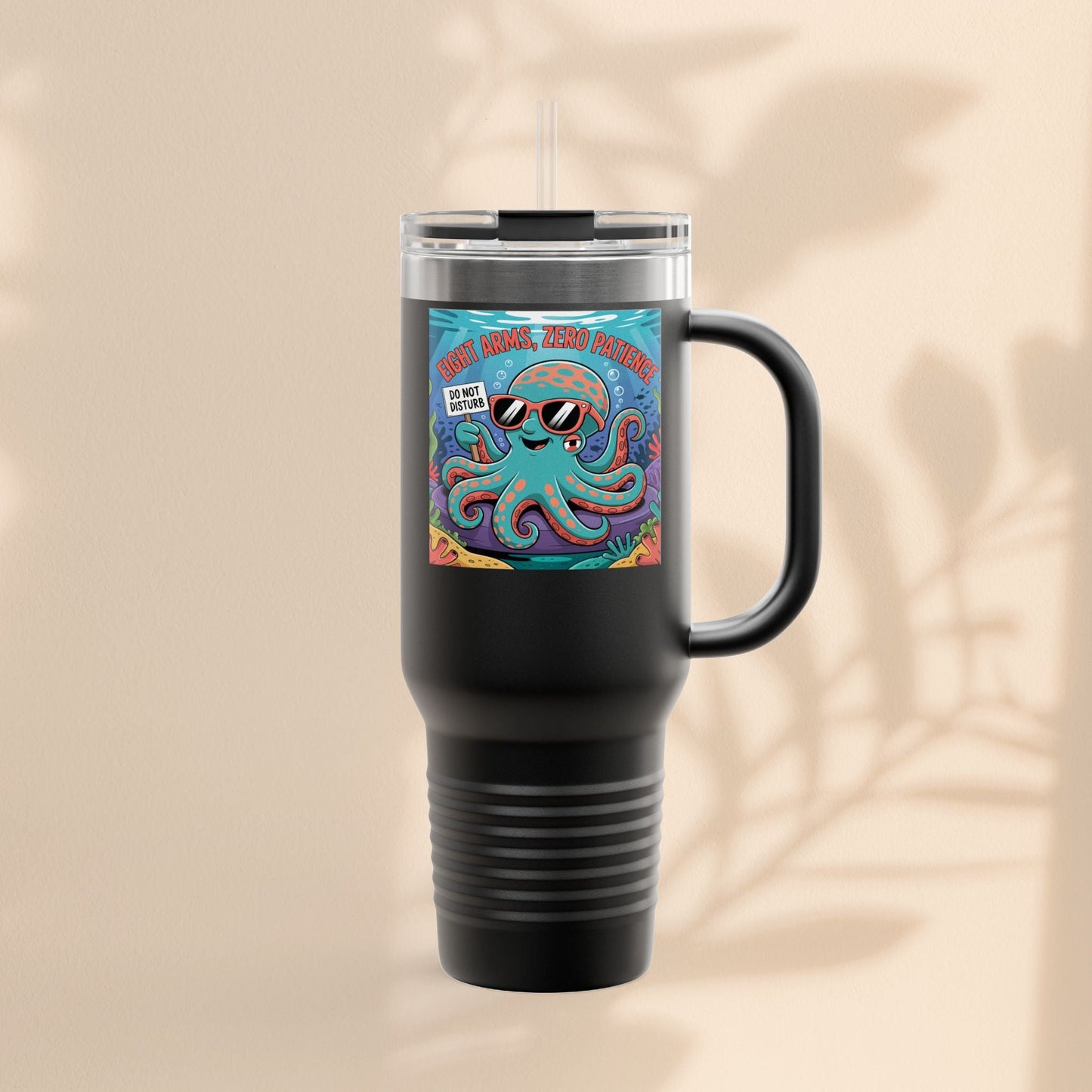 Eight Arms Zero Patience Insulated Travel Mug, 40oz