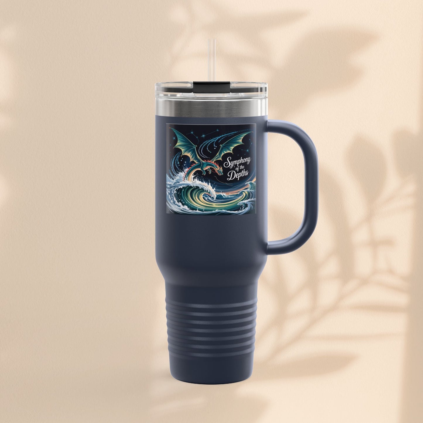 Dragon Symphony of the Depths Insulated Travel Mug, 40oz