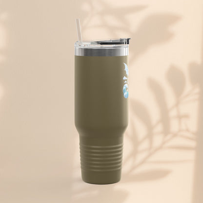 Dragon Insulated Travel Mug - Perfect for Adventure Lovers, Camping, Road Trips, Gifts for Friends, Motivational Designs