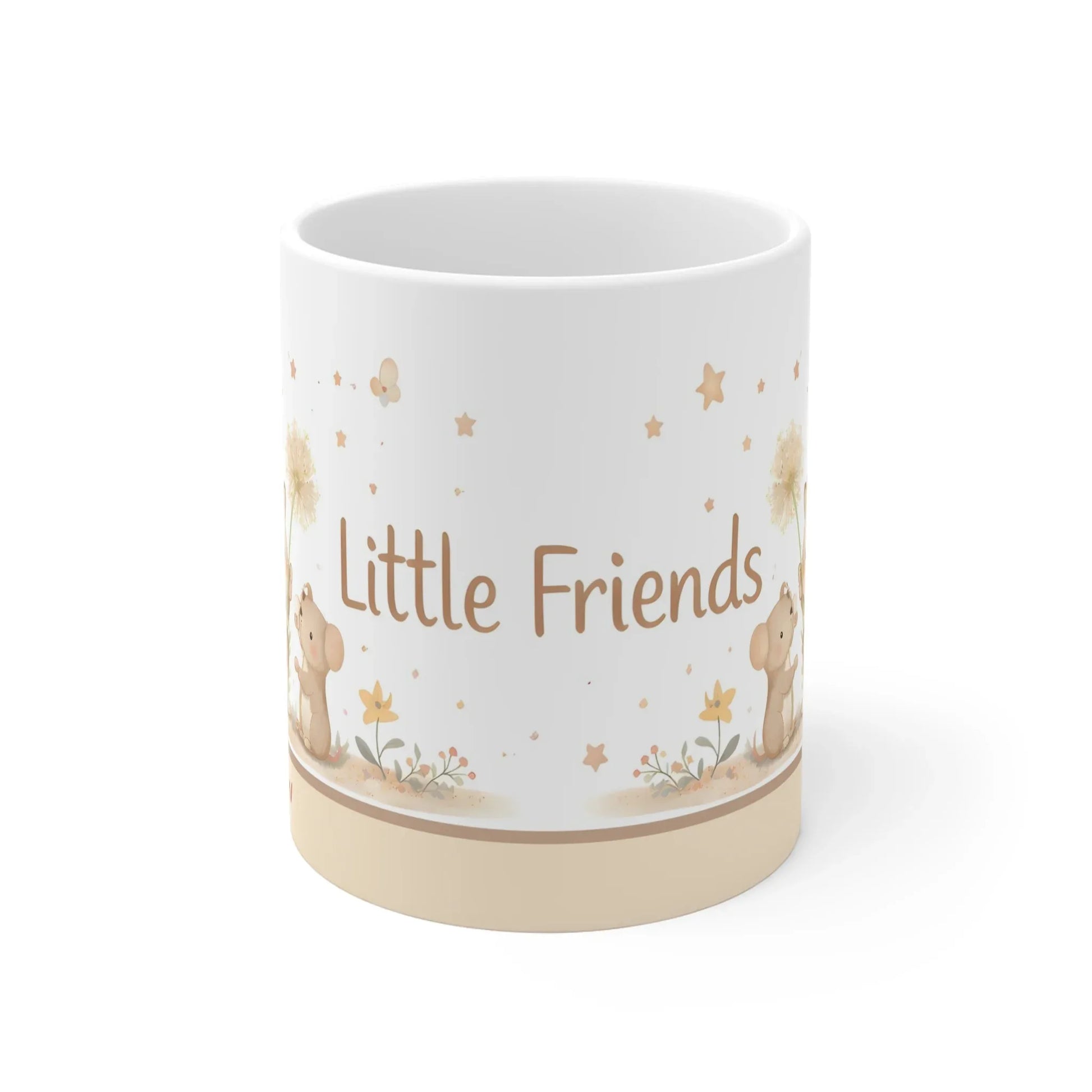 Little Friends Mug, Cute Woodland Animals Personalized Name Chocolate, Coffee Mug, Tea Cup — 11oz Mug - Dream Dragons