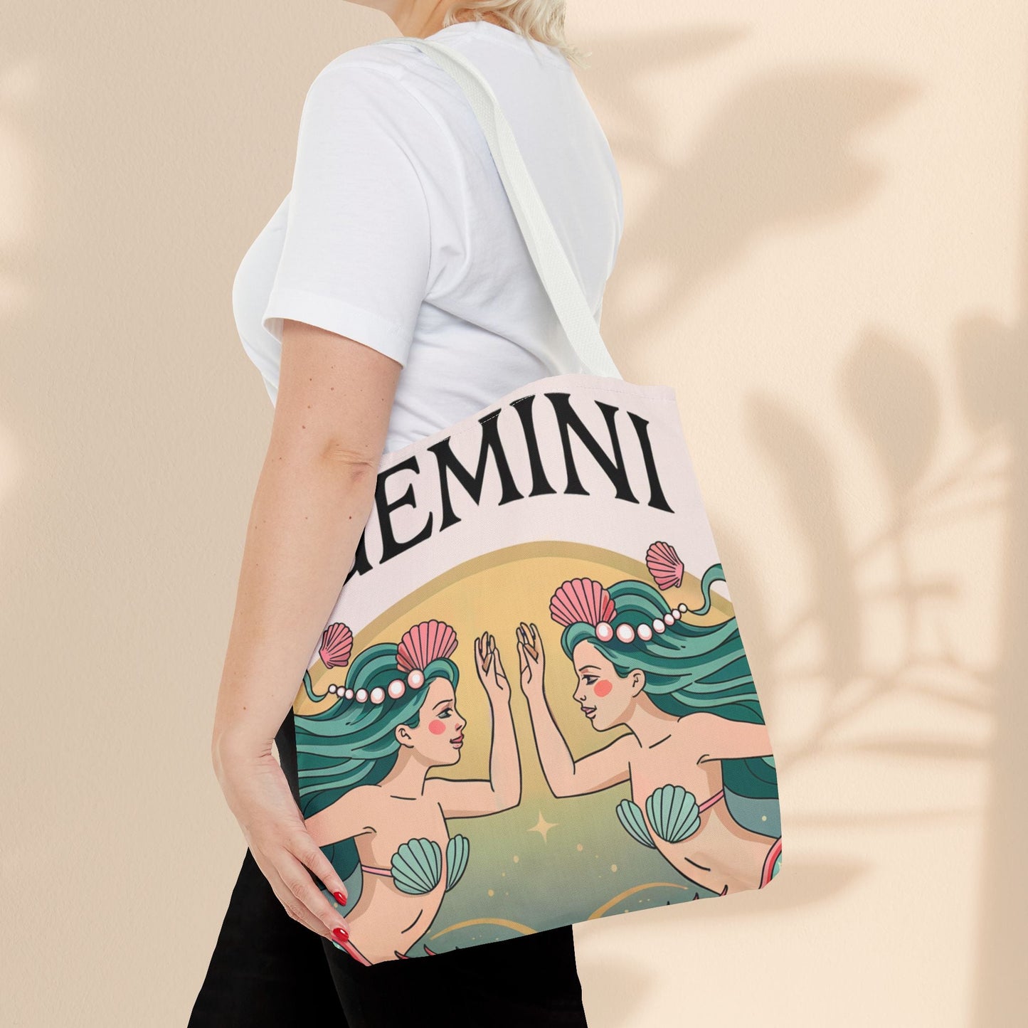Gemini Zodiac Tote Bag, Astrological Bag, Personalized Gift, Astrology Lover, Horoscope Accessory, Birthday Present