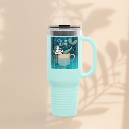 Charming Mermaid Insulated Travel Mug, 40oz - Perfect for Road Trips, Beach Days, and Gifts for Ocean Lovers, Travel Mug, Unique [...]