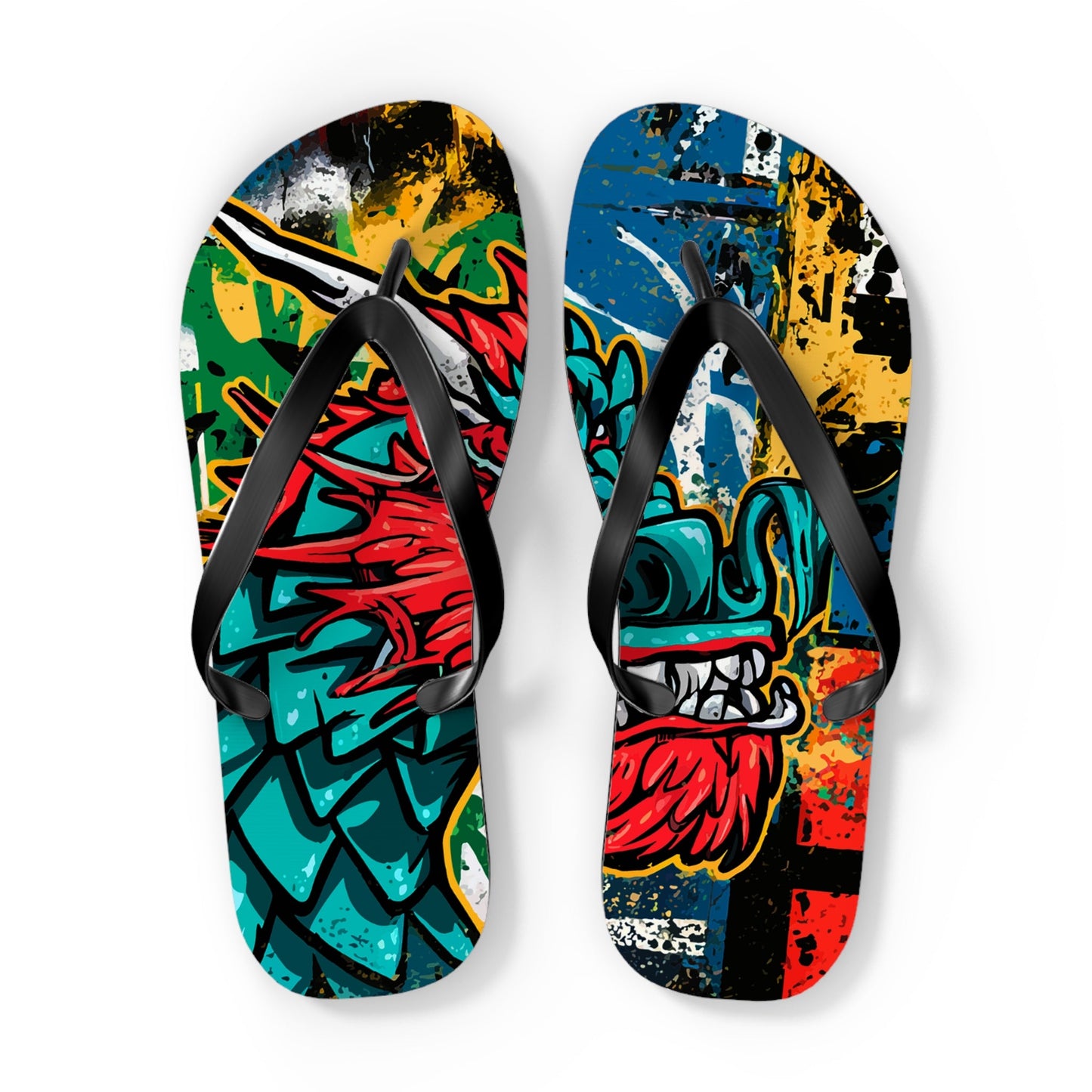 Street Dragon Flip Flops – Urban Dragon Beach Sandals