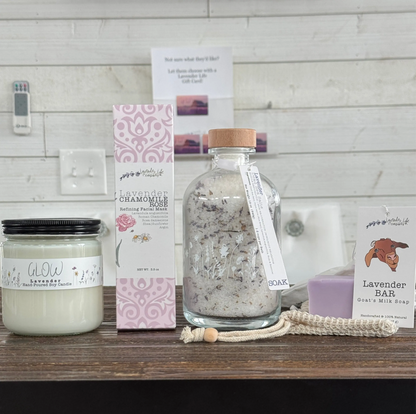 Bath and Relax — Lavender Spa Gift Set