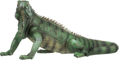 Iggy the Iguana Garden Statue - Large Colorful Hand-Painted Reptile Decor for Lawn, Patio, Porch, and Indoor-Outdoor Display