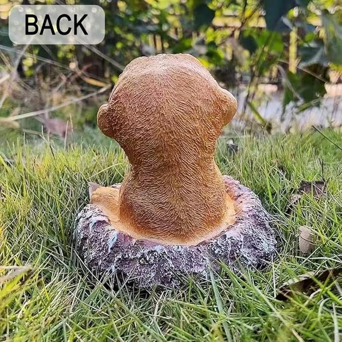 Meerkat Garden Statue - Lifelike 6-Inch Animal Outdoor Decor