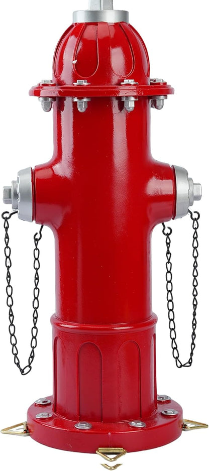 Fire Hydrant Garden Statue and Dog Potty-Training Post - 14.5-Inch Resin Decor