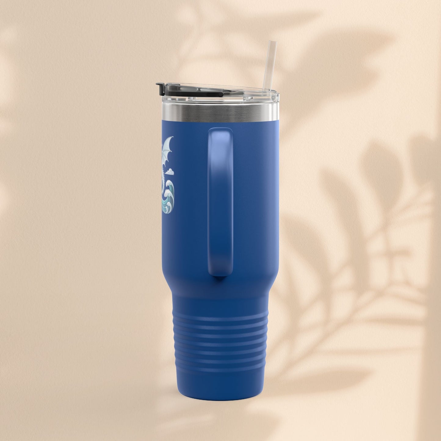 Dragon Insulated Travel Mug - Perfect for Adventure Lovers, Camping, Road Trips, Gifts for Friends, Motivational Designs