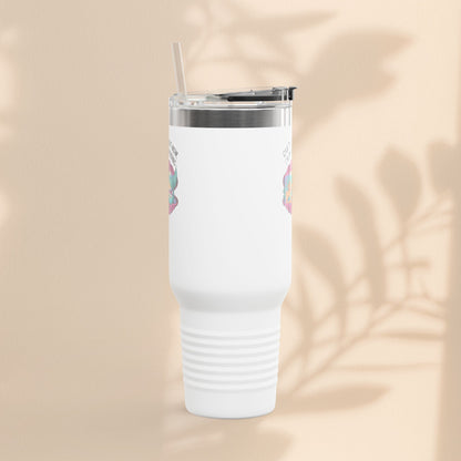 Fun Insulated Travel Mug for Introverts, 40oz People Avoiding Tumbler