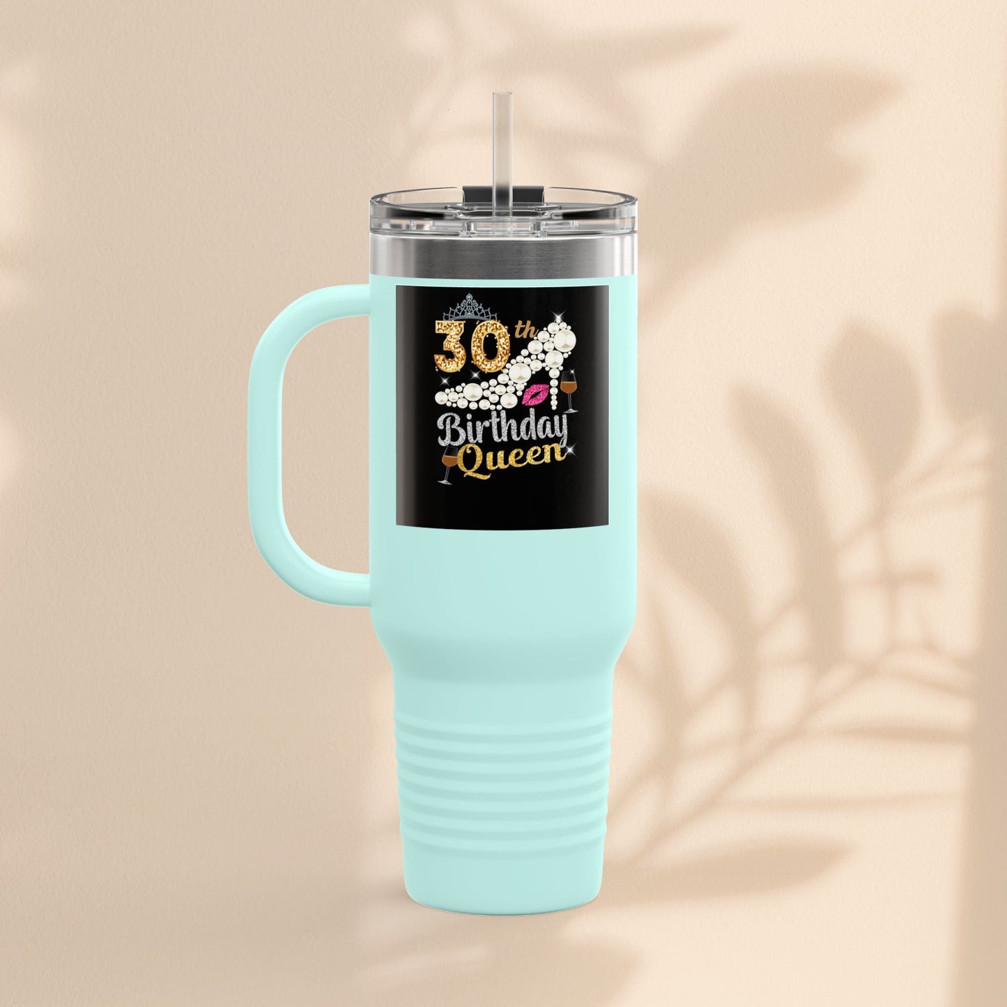 30th Birthday Queen Insulated Travel Mug | 40oz Tumbler for Celebrations, Gifts, and Parties | Stylish Drinkware for Her | Birthday [...]