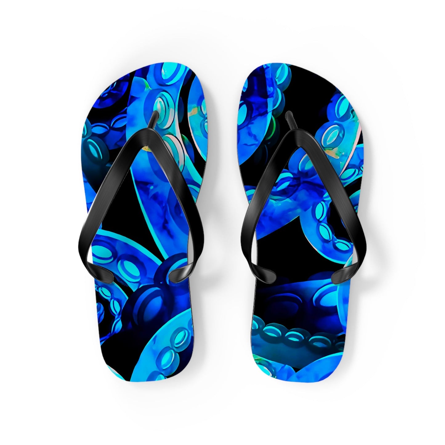 Octopus Delight Flip Flops – Colorful Ocean Beach Sandals