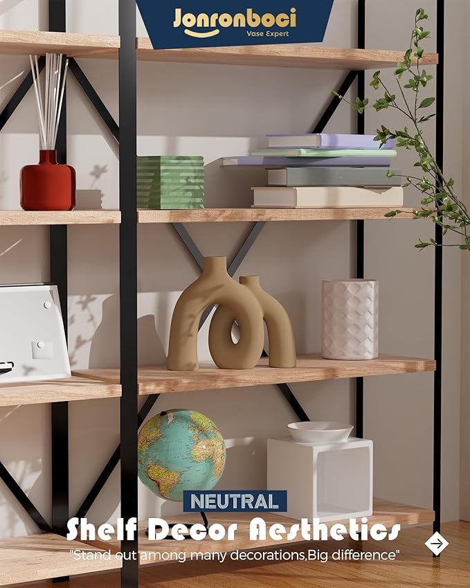 Matte tan-brown conjoined donut ceramic hug vase, front angle with large oval cutout.