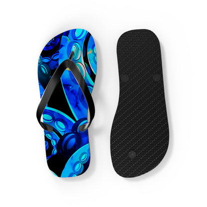 Octopus Delight Flip Flops – Colorful Ocean Beach Sandals