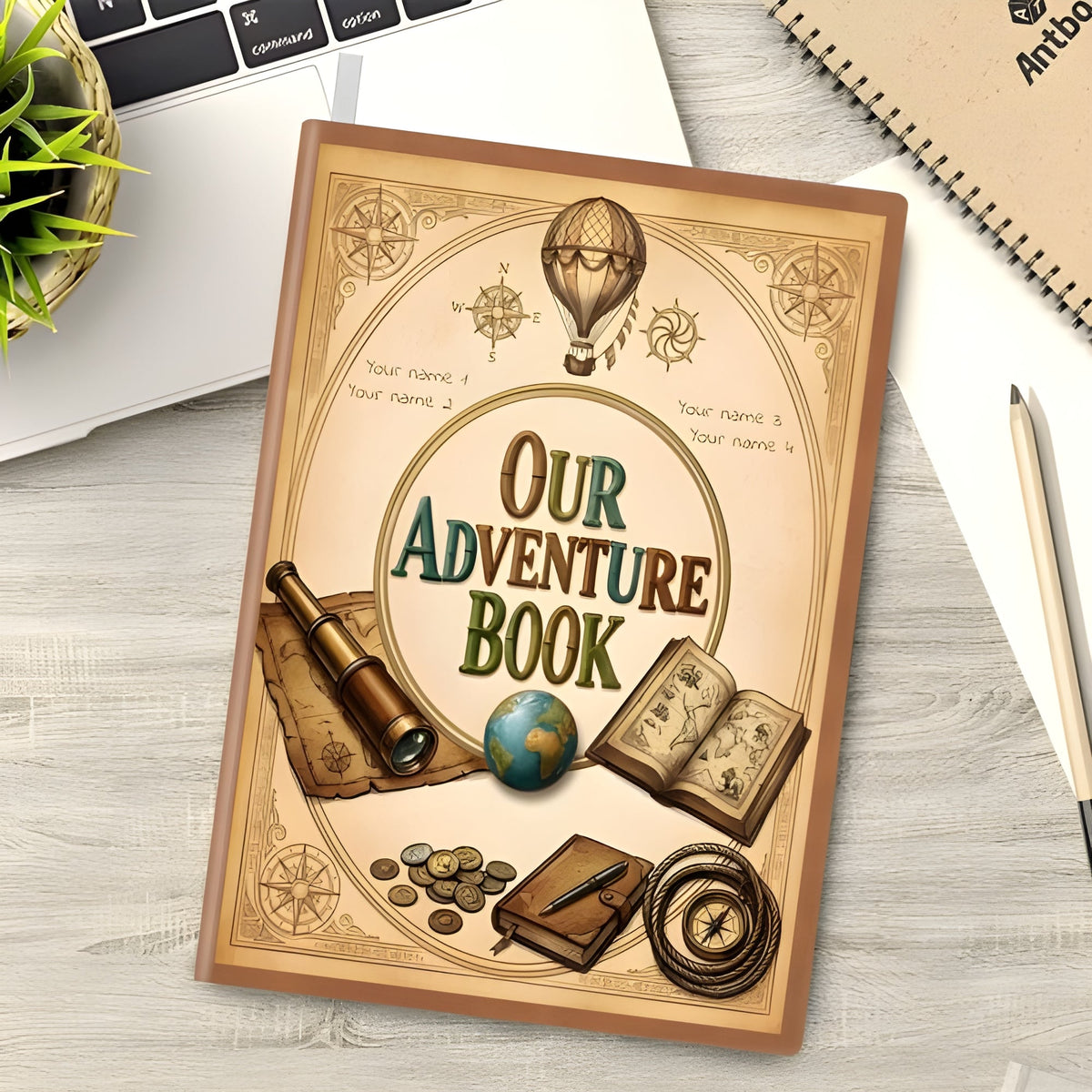 Personalized Our Adventure Book | Family Names A5 Notebook