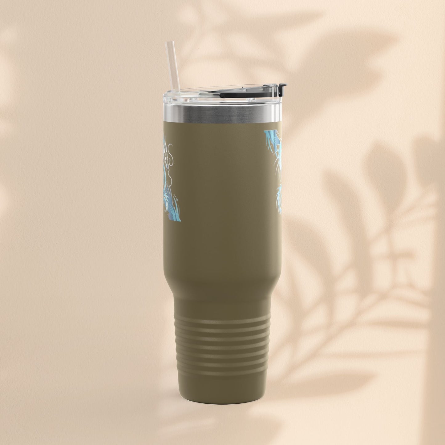 Bold Dragon Insulated Travel Mug, 40oz – Adventure, Road Trips, Unique Gift, Eco-Friendly Drinkware, Hot & Cold Beverages