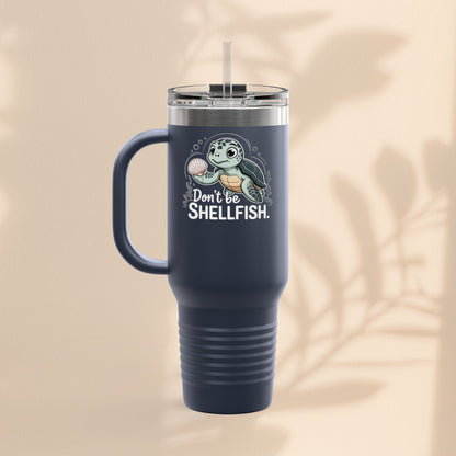 Don't Be Shellfish Insulated Travel Mug, 40oz