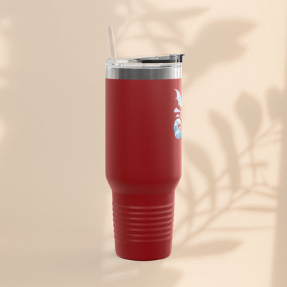 Dragon Insulated Travel Mug - Perfect for Adventure Lovers, Camping, Road Trips, Gifts for Friends, Motivational Designs