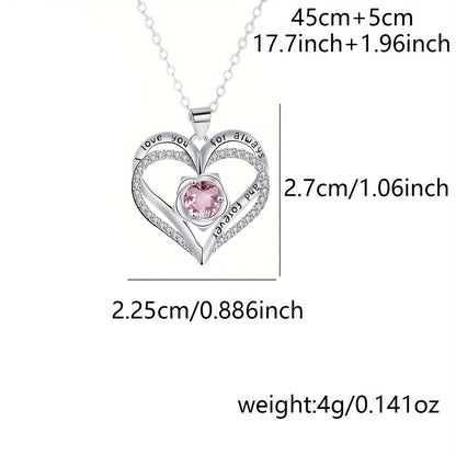 Permanent Rose Gift Box, Love Rose Multi Pendant Necklace, Women's Simple and Exquisite Jewelry, Gift for Mother, Lover, Best Friend, New Year's Gift, Mother's Day Gift, Birthday Gift, Party, Thanksgiving Gift, Allergen resis