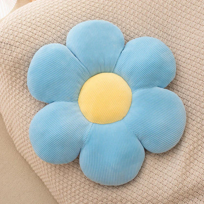 Flower-Shaped Plush Pillow – Cute Anime Cushion for Kids & Office