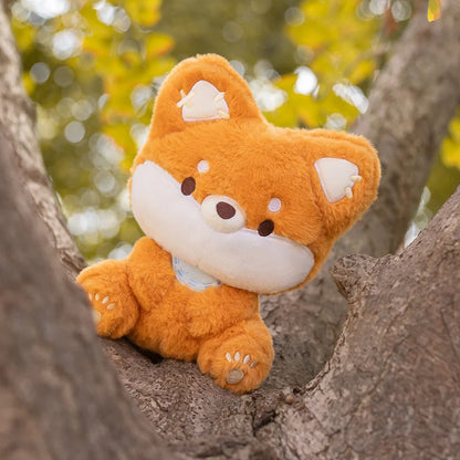 Kawaii Big Tailed Fox Plushie – Fluffy Soft Fox Stuffed Animal | 23cm Cute Fox Toy