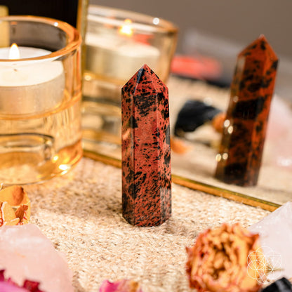 Mahogany Obsidian Point – Cut the Cord, Keep Your Fire