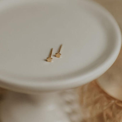 Mini Star Gold Vermeil Stud Earrings