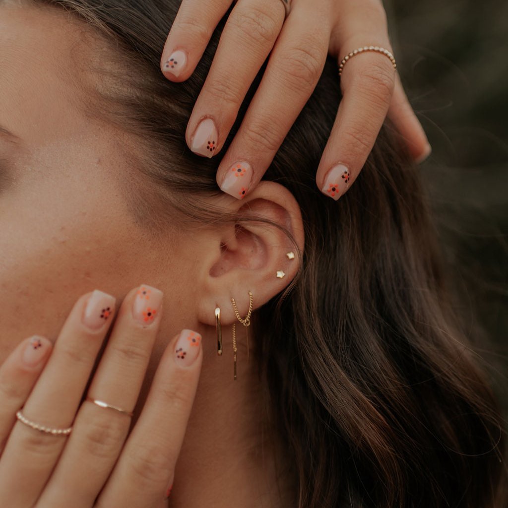 Mini Star Gold Vermeil Stud Earrings