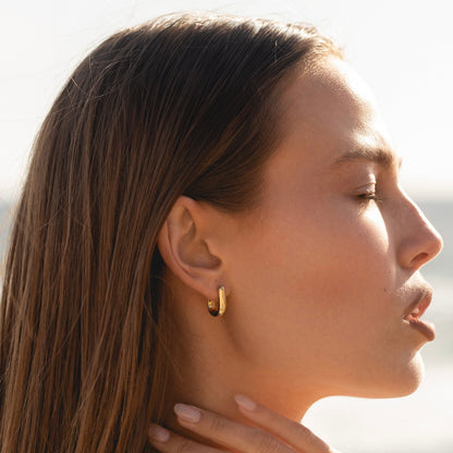 Gold Filled Baby Oval Hoops