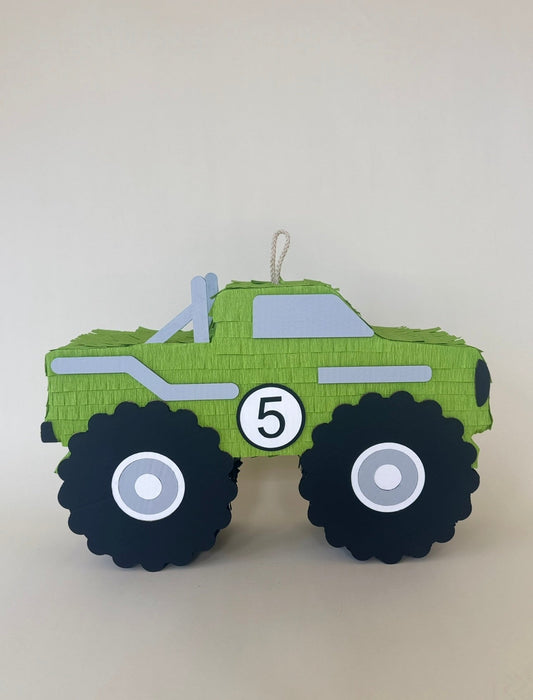 🛻 Monster Truck Piñata – Handmade Monster Truck Party Decoration & Candy Holder