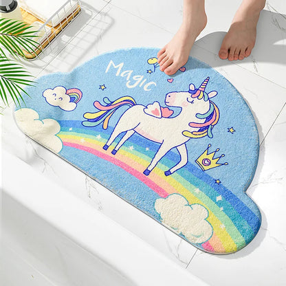 Kawaii Unicorn Car Floor Mat – Cute Polyester Auto Floor Cover | 40x60cm | 6 Designs