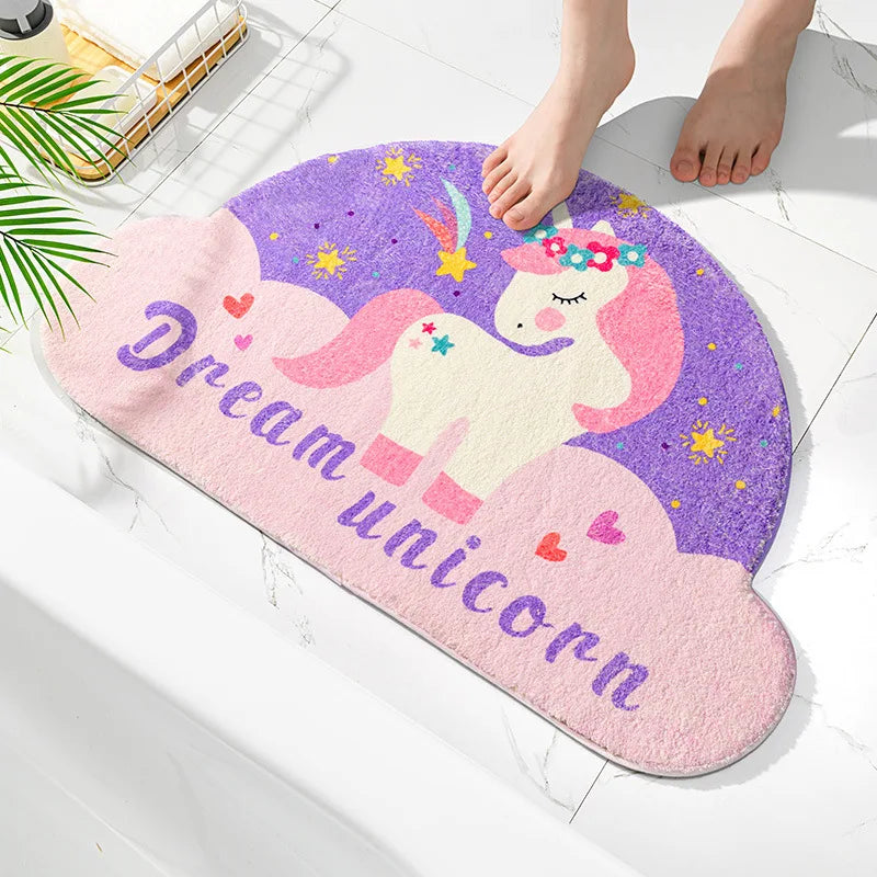 Kawaii Unicorn Car Floor Mat – Cute Polyester Auto Floor Cover | 40x60cm | 6 Designs