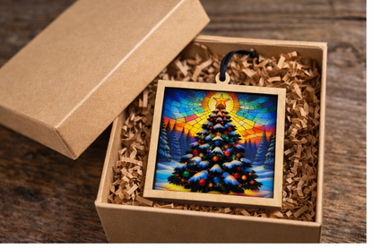 Christmas Tree Holiday Ornament & Suncatcher