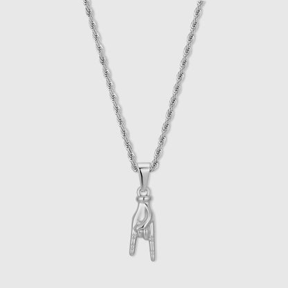 Italian Mano Cornuto Pendant Silver