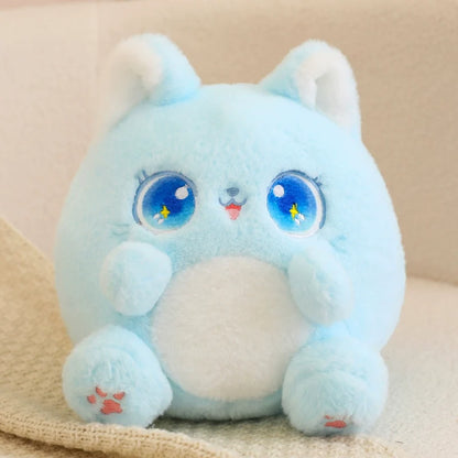 Kawaii Pudgy Cat Plushie – Cute Chonky Cat Soft Toy | 5 Colours | 25cm & 35cm