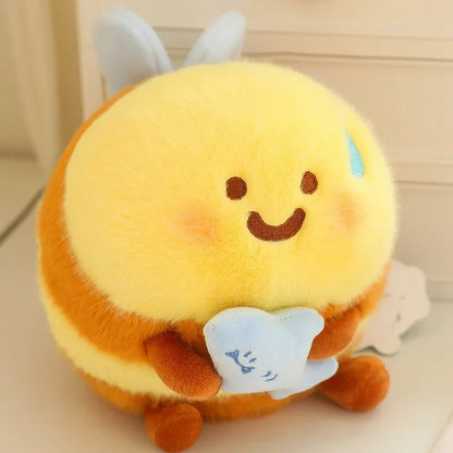 Kawaii Squishy Bee Plushies | Soft Stuffed Animal Cuddle Toy