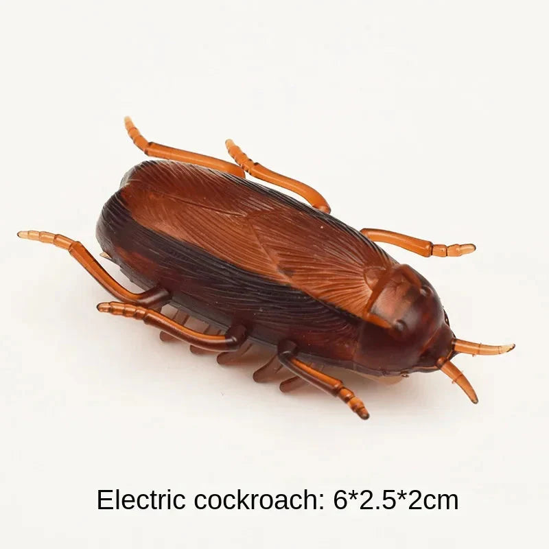 Interactive Mini Electric Bug Cat Toy – Battery Operated Flip Beetle