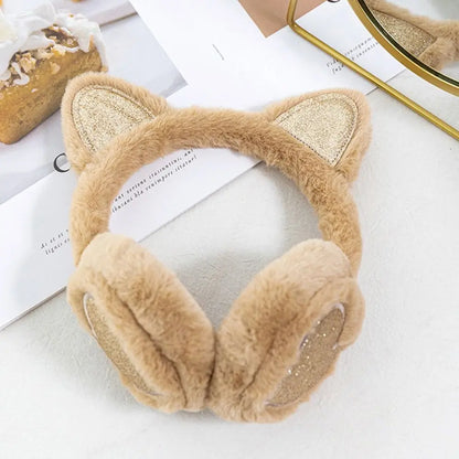 Kawaii Pastel Cat Ear Earmuffs – Cute Warm Winter Ear Muffs | 6 Colours