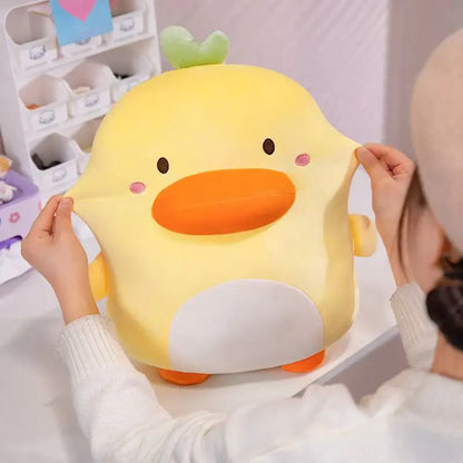 Kawaii Derpy Duck Plushie – Giant 45cm Squishy Duck Stuffed Animal | Funny Cute Gift