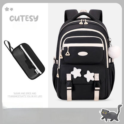 Kawaii Backpack Set | Cute 12-Inch School Bag with Accessories
