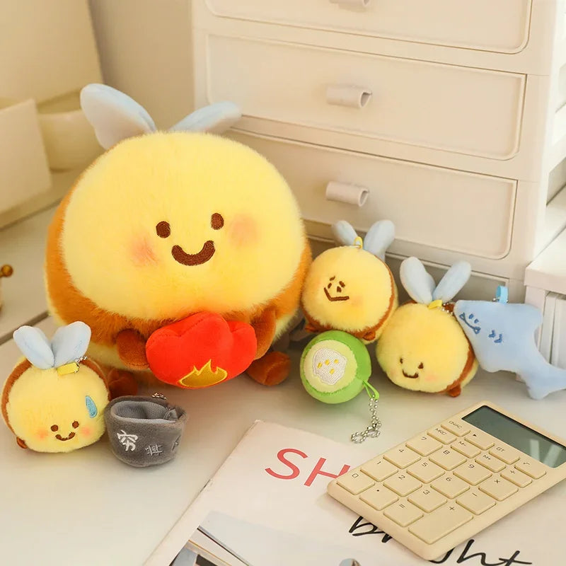 Kawaii Squishy Bee Plushies | Soft Stuffed Animal Cuddle Toy