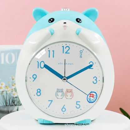 Kawaii Hamster Alarm Clock with Night Light | Kids Bedside Decor