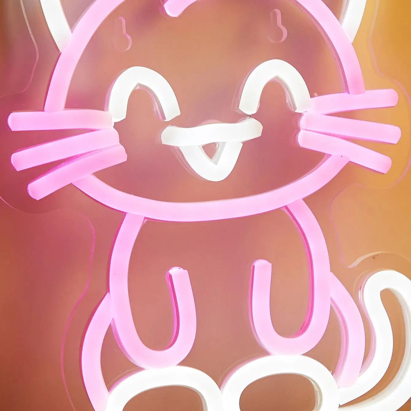 Kawaii Cat Neon Light – Cute LED-Style Room Decor | 5V USB Powered