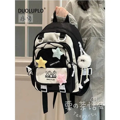 Kawaii Star Chaser Backpack – Celestial Nylon Bag | 6 Colours | Small & Large