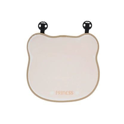 Kawaii Plush Bear Car Seat Accessories – Cute Headrest, Backrest & Pad Options