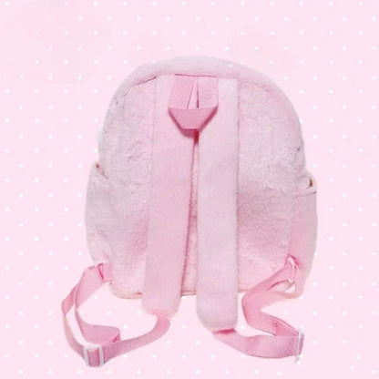Kawaii Sweet Bunny Plush Backpack – Cute Soft Bunny Bag | Gift for Kawaii & Soft Girl Fans