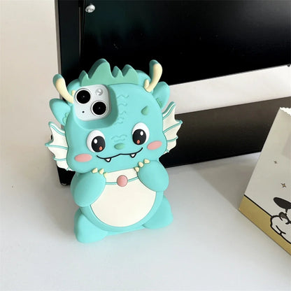 Kawaii Dragon iPhone Case – Cute Dragon Phone Case | iPhone 11 to 15 Pro Max | Kawaii Fantasy Accessories