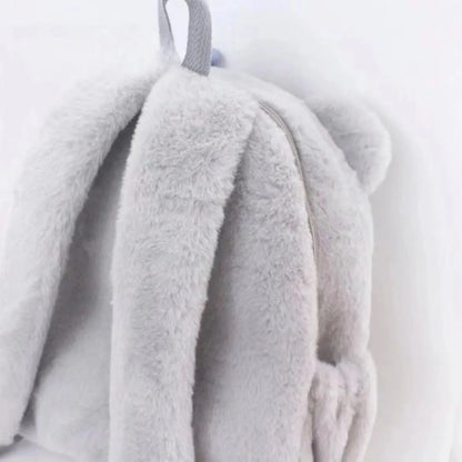 Kawaii Raccoon Bear Backpack – Cute Animal School & Everyday Bag | 28x30x10cm