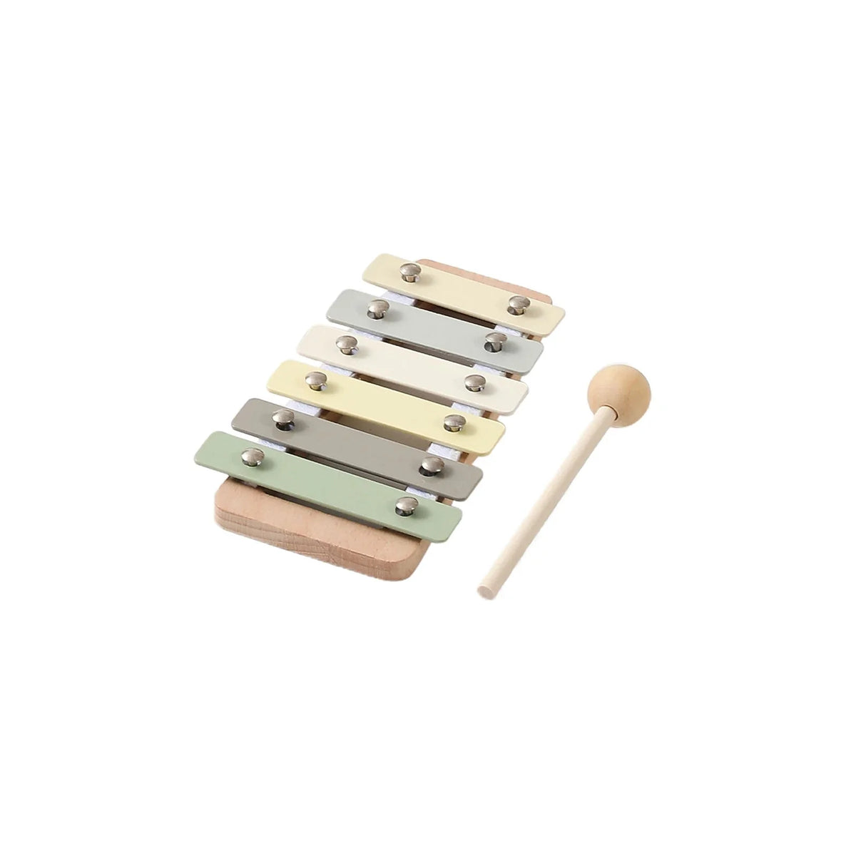 Montessori Baby Musical Instruments – Wooden Drum, Xylophone, Maracas, Trumpet & More | 0–12 Months | Early Education | Baby Shower Gift